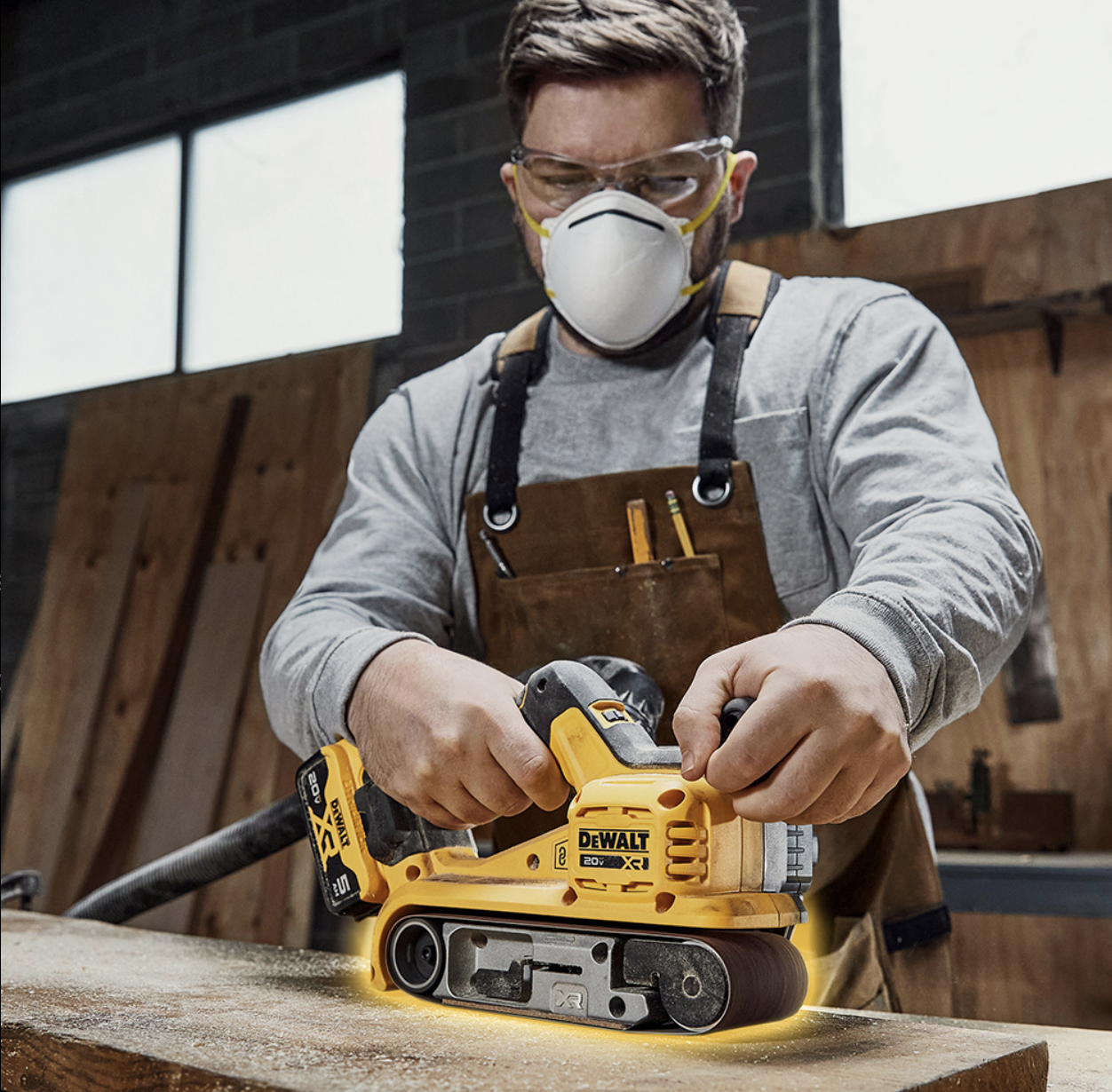 Introducing the DEWALT 20V MAX* XR® Brushless Cordless Belt Sander: A Game-Changer in Portable Sanding